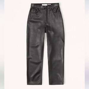 Abercrombie & Fitch Black Straight-Leg Pants